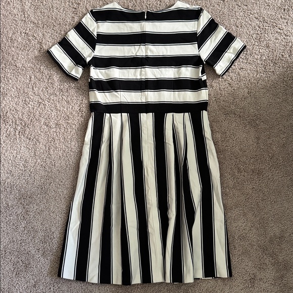 LOFT Black and White Striped Formal Kids Dress - Picture 3 of 3